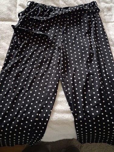 Neu damen stoffhose breit - 3x,