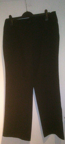 Schwarze hose mit - schwarze, bund