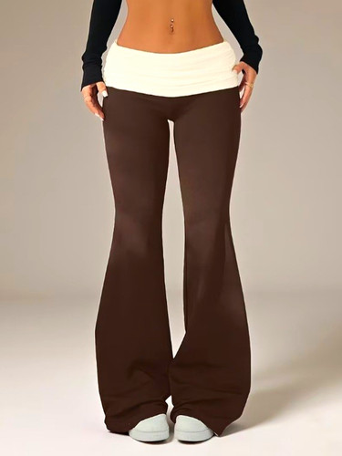 Damen schlag leggings bootcut - damen,