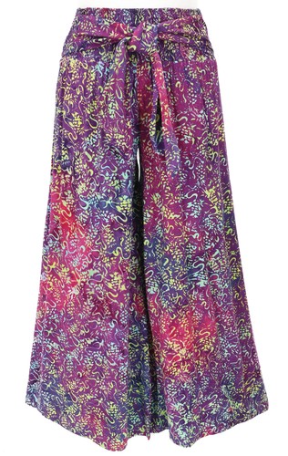 Palazzohose mit breitem - , bund