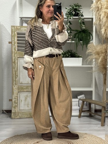Weiche breit cordhose - breit, mit