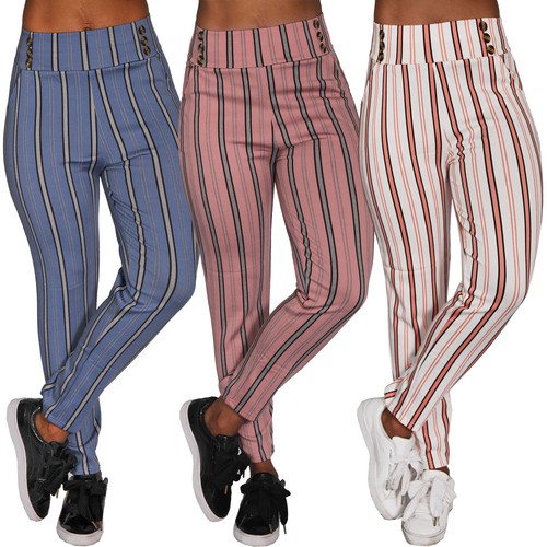Hose treggings streifen - hose,