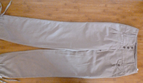 Beige lange damen hose - damen,