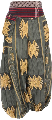 Weite pluderhose mit breitem - weite,
