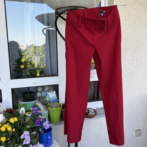 Dunkelrote hose viskose - dunkelrote,